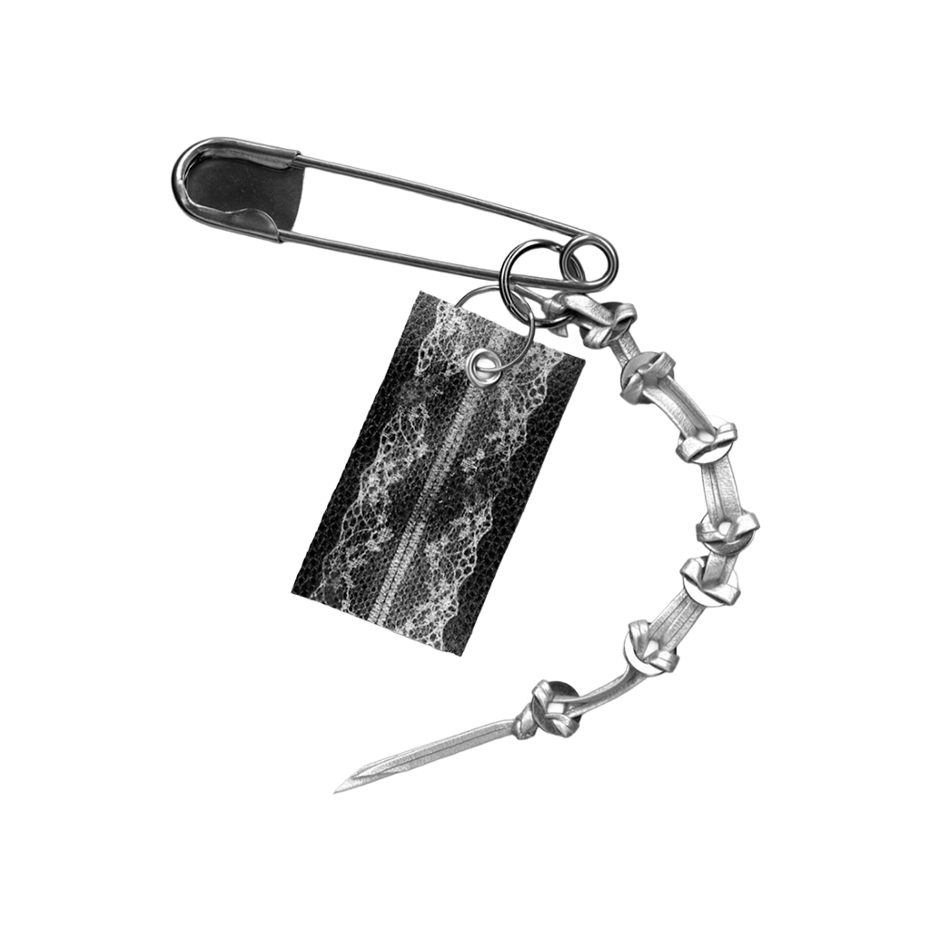 Lace Painted Safety Pin